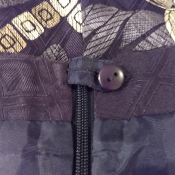 Talbots Floral Silk Cotton Blend Lined Skirt Size 6 - Picture 12 of 15